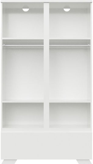 La Maison Two Door Wardrobe White 101x54x180cm