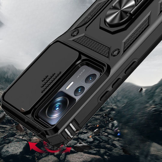 Back Cover Μεταλλικό Μαύρο (Xiaomi 12T / 12T Pro)