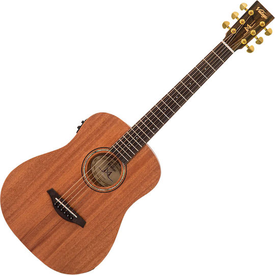 Vintage Semi-Akustik Gitarre Traveler Gold