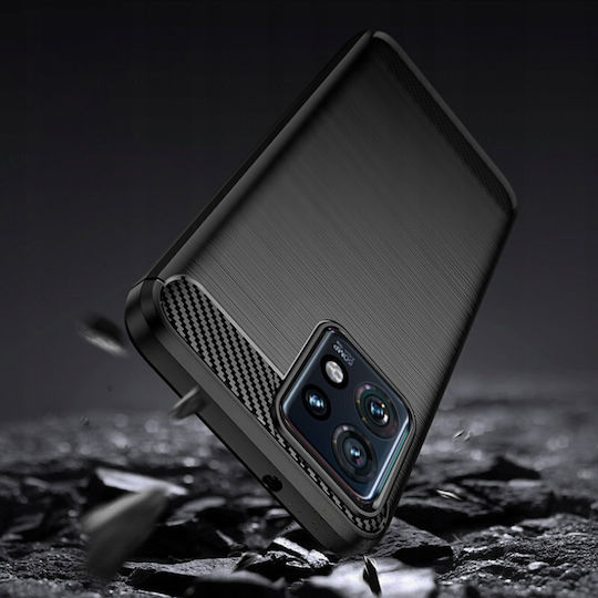 Задна корица Пластмаса / Силикон Черен (Motorola Edge 40 Pro)