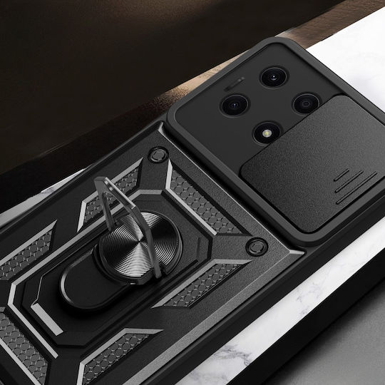 Back Cover Μεταλλικό Μαύρο (Honor X8a)