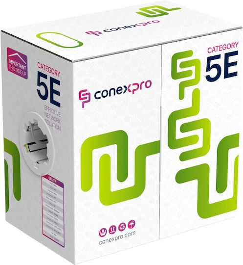 Conexpro U/UTP Cat.5e (Gigabit) Καλώδιο Δικτύου Ethernet χωρίς ακροδέκτες 305m