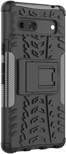 Back Cover Σιλικόνης Μαύρο (Google Pixel 7a)