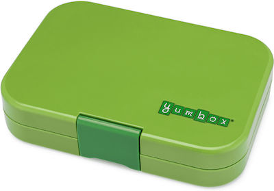 Yumbox Original Plastik Kinder Lebensmittelbehälter Grün 21.6 x 15.5 x 4.5Stück