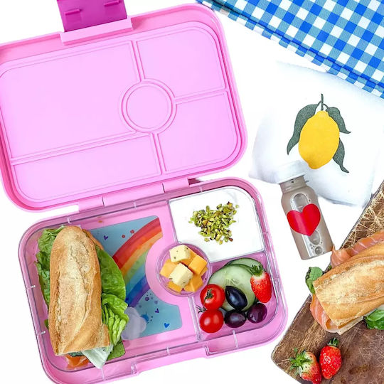 Yumbox Πλαστικό Παιδικό Δοχείο Φαγητού Μωβ 24.5 x 17 x 4.5εκ.