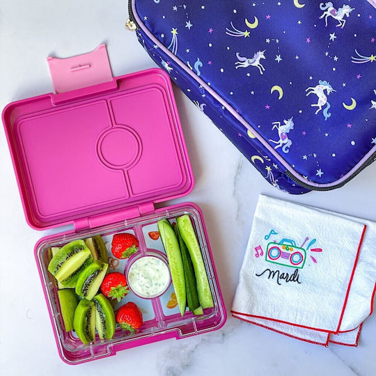 Yumbox Πλαστικό Παιδικό Δοχείο Φαγητού Ροζ