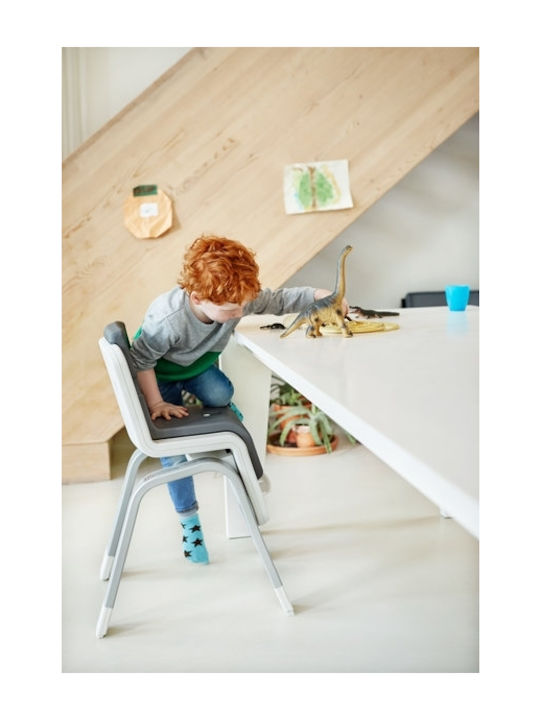 Nuna Zaaz Highchair with Plastic Frame & Plastic Seat Gray