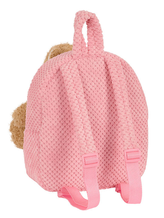 Safta School Bag Backpack Kindergarten in Pink color L23 x W7.5 x H27cm