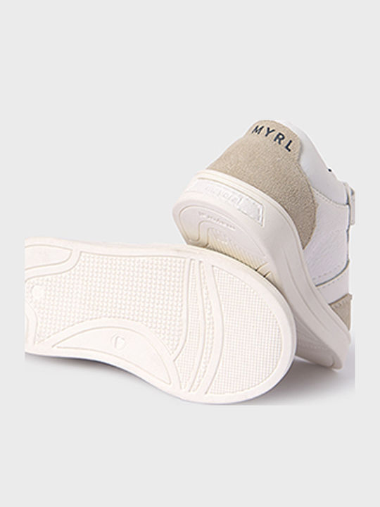 Παιδικά Sneakers με Σκρατς Λευκά
