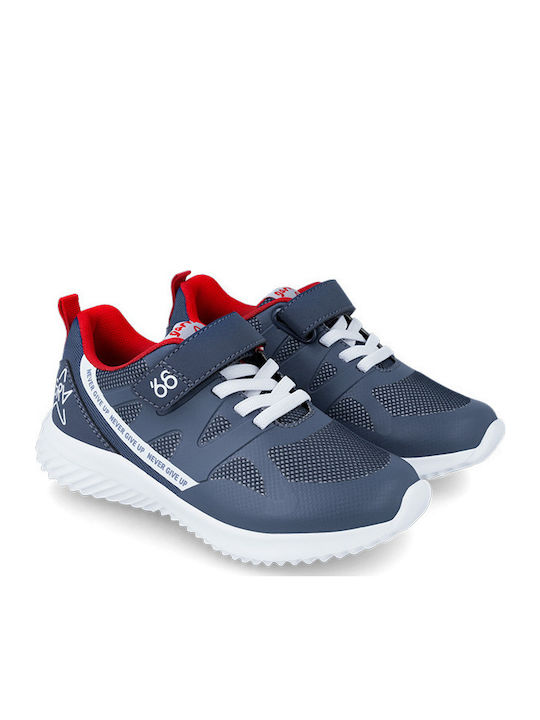Kids Sneakers with Scratch Navy Blue