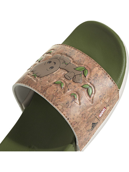 Παιδικές Σαγιονάρες Πράσινες Adilette Comfort
