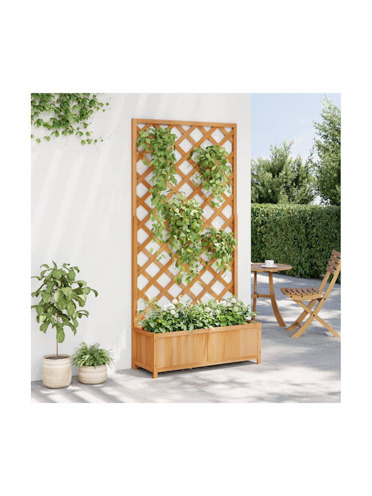 vidaXL Pot Wooden Brown 90x35x180cm.