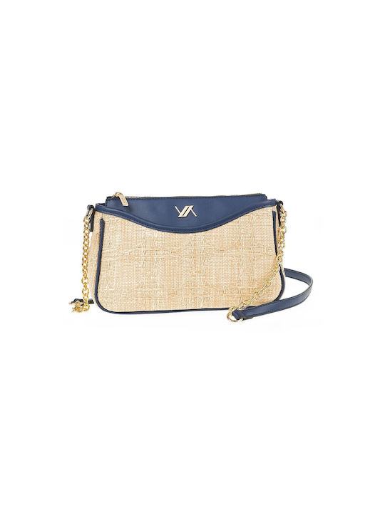 Verde Damen Tasche Schulter Blau