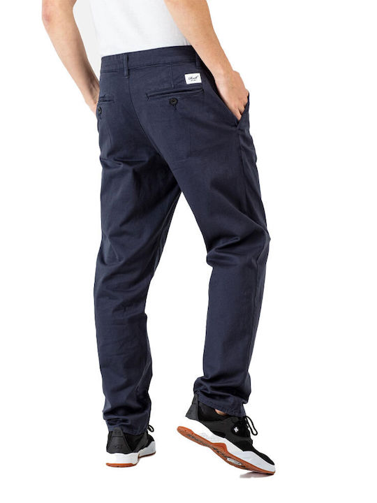 Reell Flex Men's Trousers Chino in Regular Fit Navy Blue