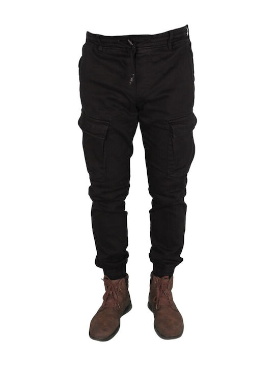 Privato Herrenhose Cargo Schwarz