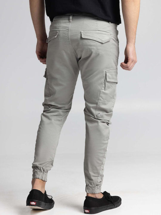 Cosi Jeans Men's Trousers Cargo in Slim Fit Gray