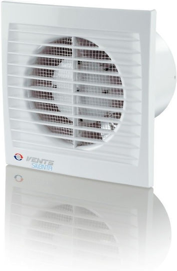 Vents Επιτοίχιος Εξαεριστήρας Μπάνιου 125mm Λευκός