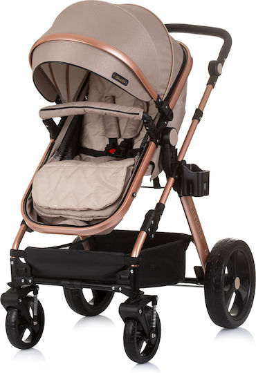 Chipolino Havana Verstellbar 2 in 1 Baby Kinderwagen Geeignet für Neugeborene Golden Beige