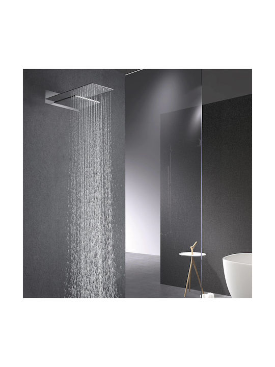 Excel Built-in Mixer, Hand Shower & Shower Head Set for Shower Silver