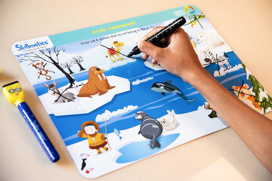 Brettspiel Write And Delete - Animal Kingdom 3+ Jahre (EN) Skillmatics