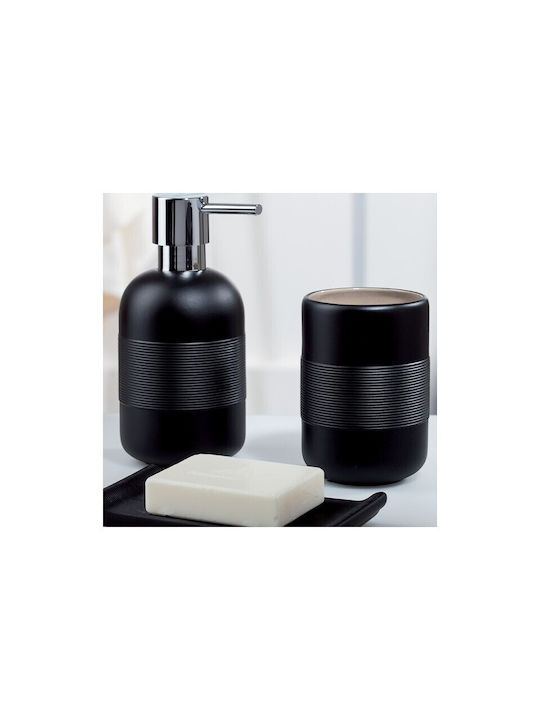 Dimitracas Kyoto Tabletop Ceramic Dispenser Black