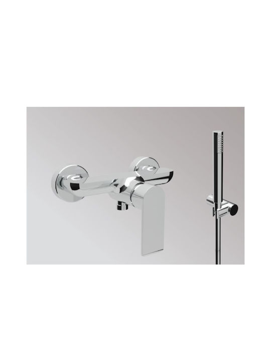 Teorema Xs Mixing Shower Shower Faucet Complete Set Silver