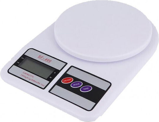 TnS SS-1001 Digital Kitchen Scale Up To 7kg White