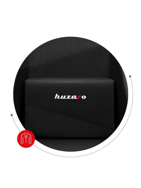 Huzaro Force 6.2 Mesh Fabric Gaming Chair with Adjustable Armrests and RGB Lighting Black