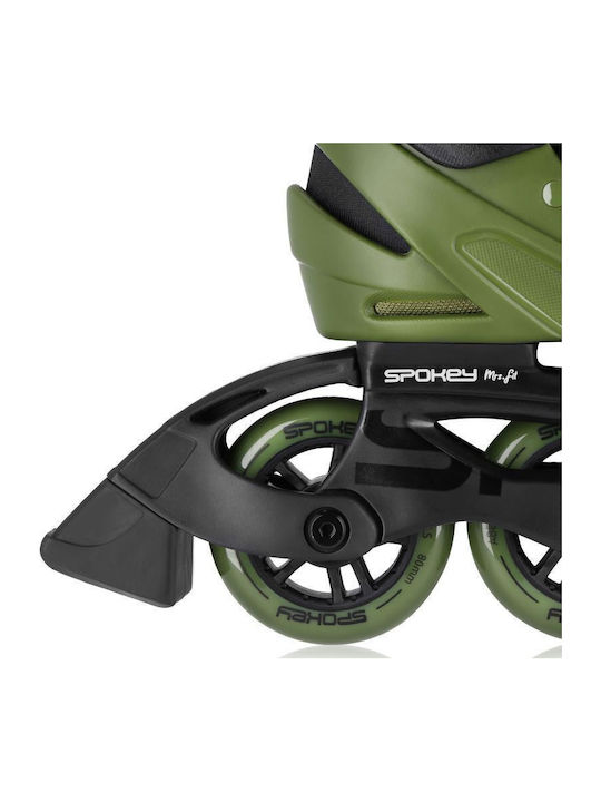 Spokey Adult Inline Rollers Green