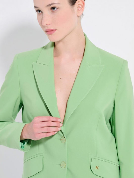 Matis Fashion Γυναικείο Σακάκι Πράσινο