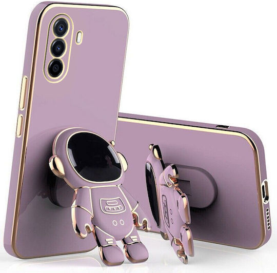 Back Cover Σιλικόνης Μωβ (Huawei Nova Y70)