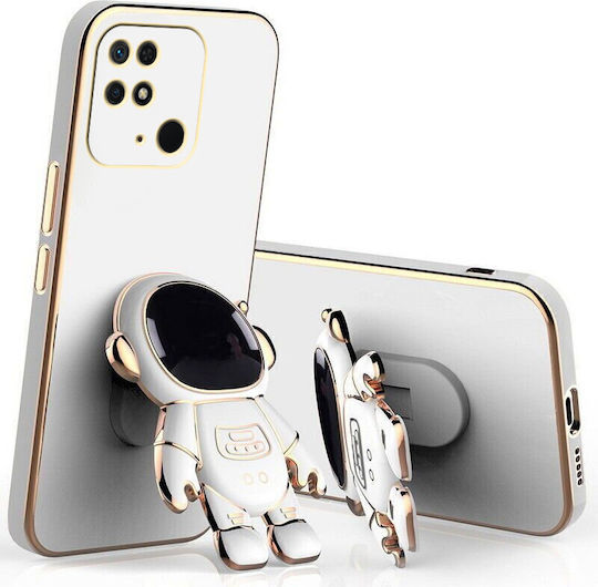 Back Cover Σιλικόνης Λευκό (Redmi 10C)