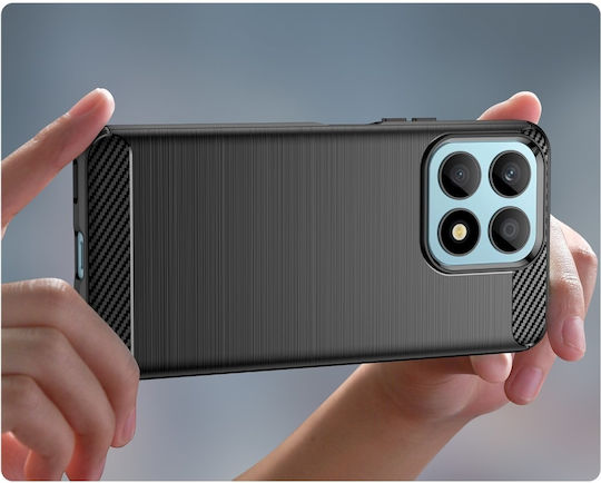 Back Cover Plastic / Silicon Negru (Honor X8a)