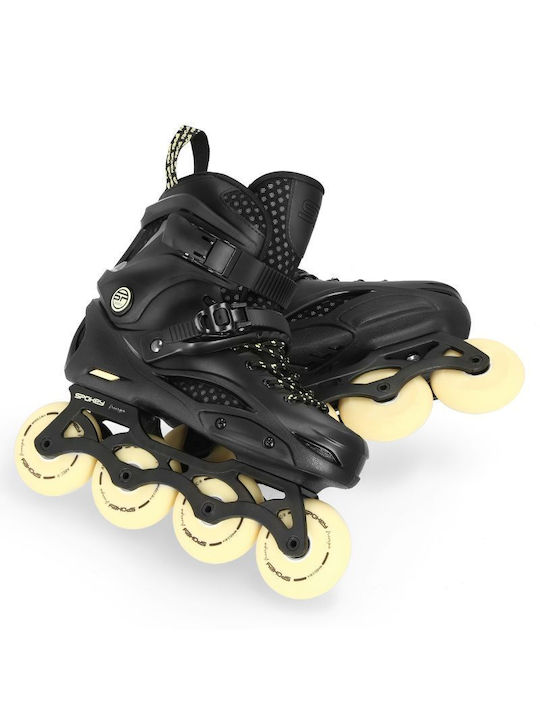 Spokey Adult/Kids Inline Rollers Black