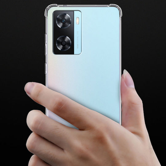 Back Cover Σιλικόνης Διάφανο (Oppo A57s)