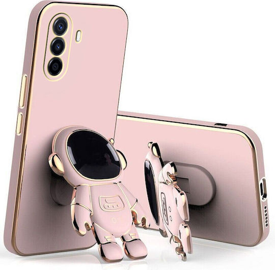 Back Cover Σιλικόνης Ροζ (Huawei Nova Y70)