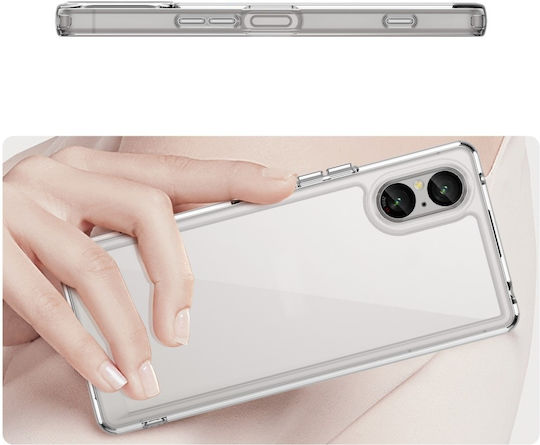 Umschlag Rückseite Silikon Transparent (Xperia 5 V)