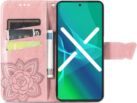 Book Piele artificială / Plastic / Silicon Roz (TCL 40 NXTPAPER 4G - TCL 40 NXTPAPER)