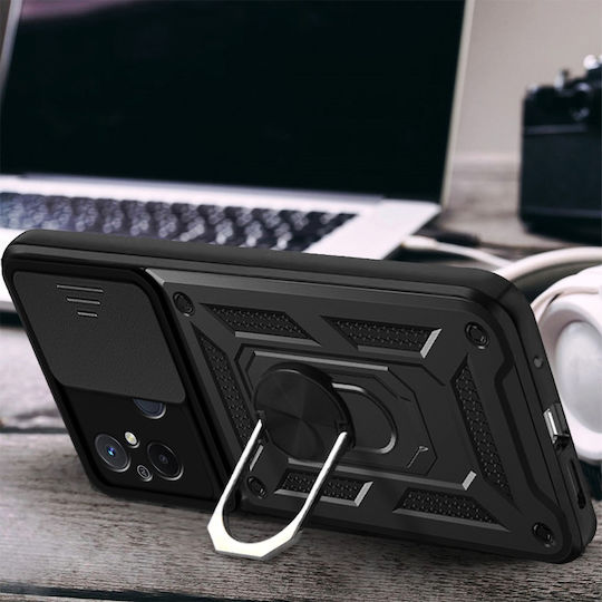 Back Cover Metallic Black (Redmi 12C)