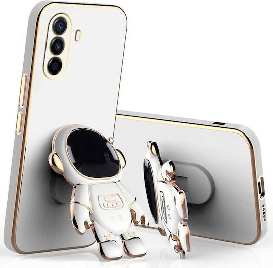 Back Cover Σιλικόνης Λευκό (Huawei Nova Y70)