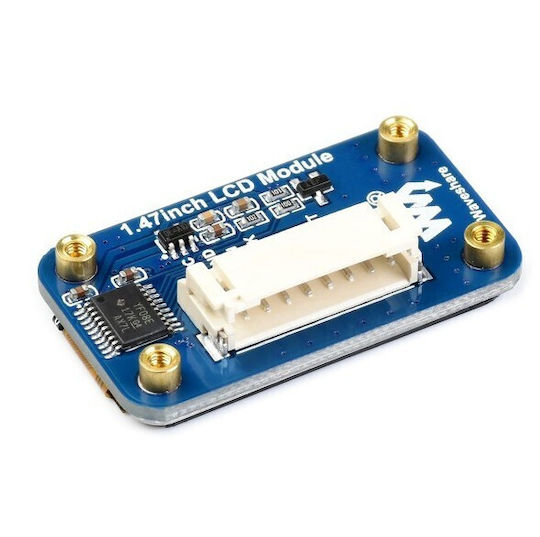 Waveshare Rounded Οθόνη LCD 1.47"