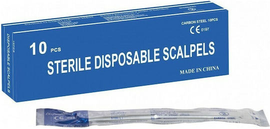 Bournas Medicals Medical Scalpel with Handle Ν22 124511 No22 10pcs