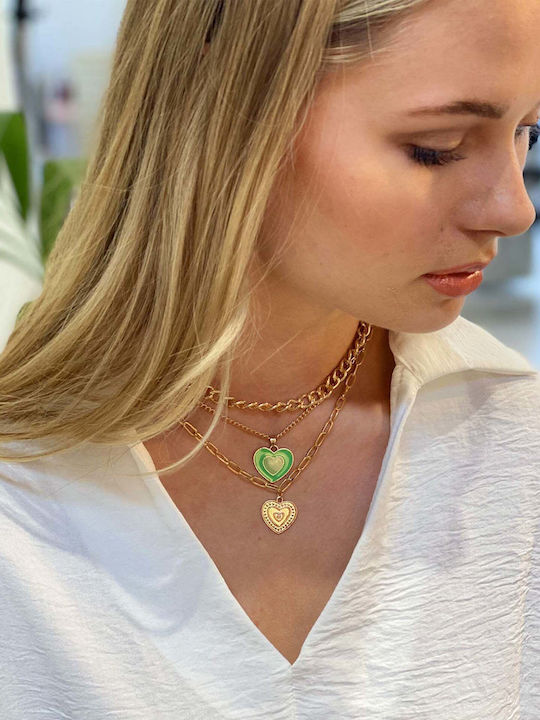Achilleas Accessories Dreifach Vergoldete Halskette Achilleas Accessories Dreifach Vergoldete Halskette