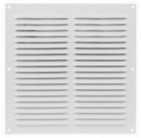 Amig 20196 Lüftungsgitter 20x20cm Quadratisch mit Gitter