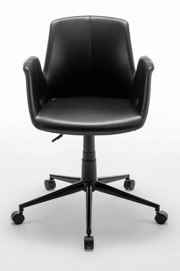 Bürostuhl mit Armlehnen Black Velvet-Black Metal Time Polihome Bürostuhl mit Armlehnen Black Velvet-Black Metal Time Polihome