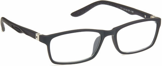 Unisex Reading Glasses +0.50 in Black color 820