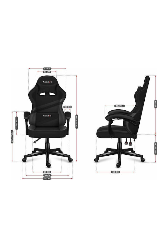Huzaro Force 4.4 Artificial Leather Gaming Chair Carbon