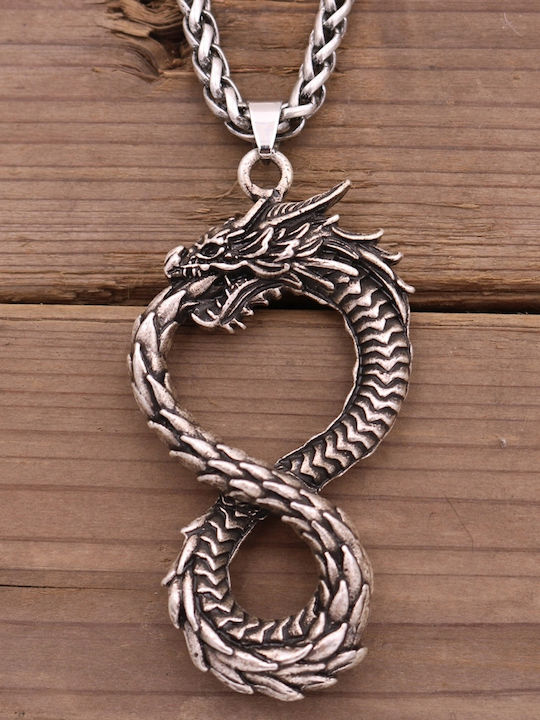Dragon Κολιέ από Ασήμι