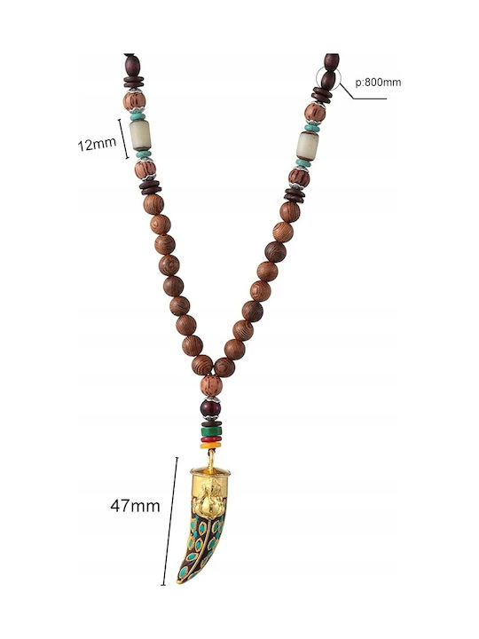 Nepal Buddha Mala Κολιέ από Ρητίνη