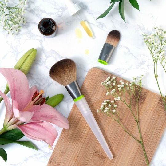 EcoTools Set cu Pensule de Machiaj din Păr Sintetic Total Senses 3buc